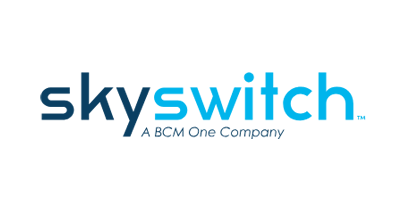SkySwitch (BCM One) logo — authorized TRICOM reseller